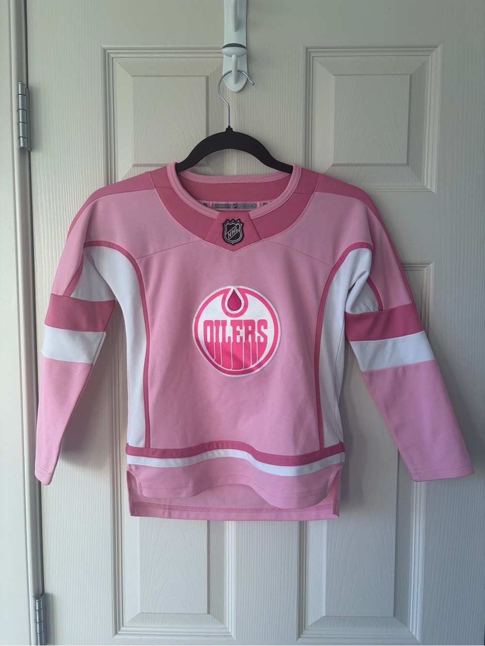 🍁 OILERS NHL - Kids Pink McDavid Jersey - FLAWED